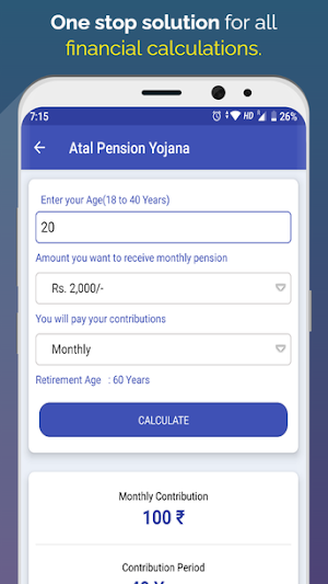 Finance Calculator-EMI NPS SIP Screenshot 2