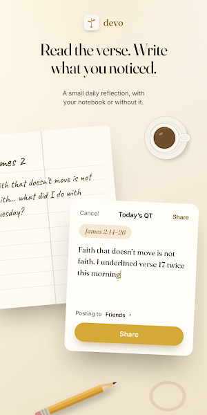 devo: Bible quiet time Screenshot 1