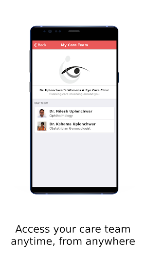 Dr. Uplenchwar's Womens and Eye Care Clinic Screenshot 1