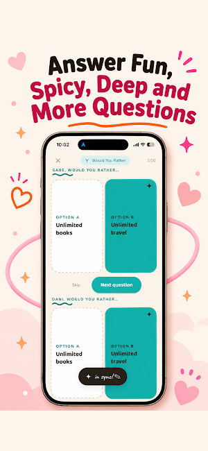 Couples Questions Game Togella Screenshot 2