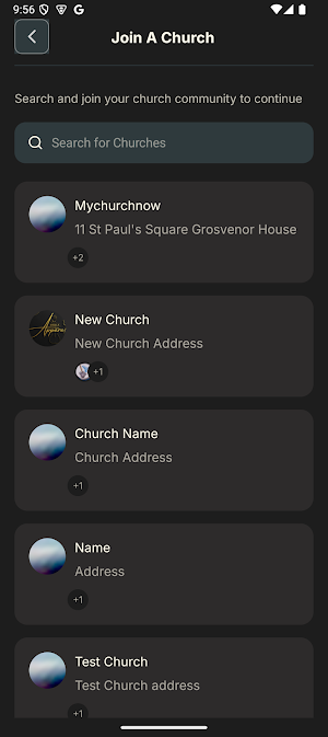 MyChurchNow Screenshot 2