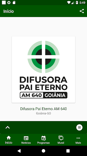 Difusora Pai Eterno AM 640 Screenshot 0