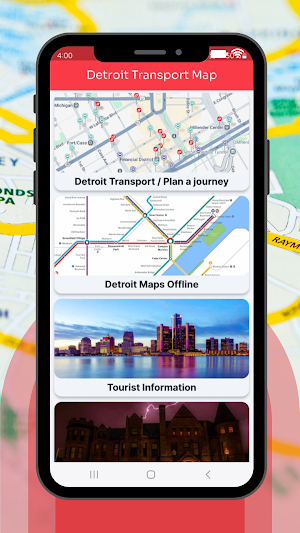 Detroit Metro Map 2025 Screenshot 0