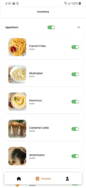 Order Tamm Vendor Screenshot 2