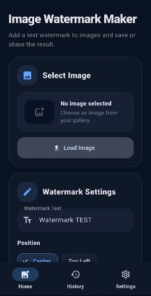 Image Watermark Maker Screenshot 0