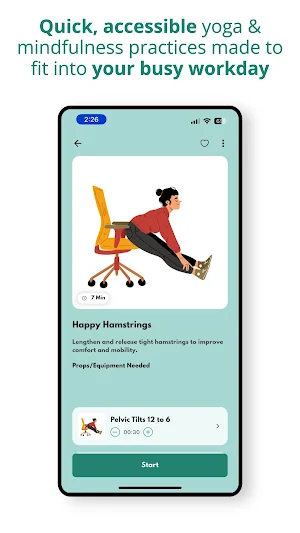 Yoga Break: Yoga at Work Screenshot 2