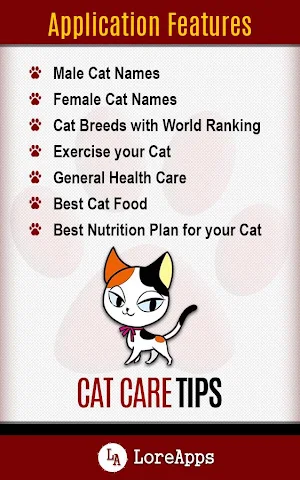 Cat Care Tips: Cat Names Screenshot 0