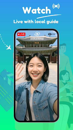 Doraverse: Live Virtual Travel Screenshot 2