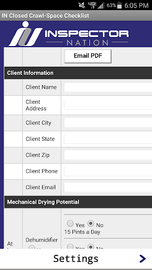 Closed Crawl-Space Checklist Screenshot 0