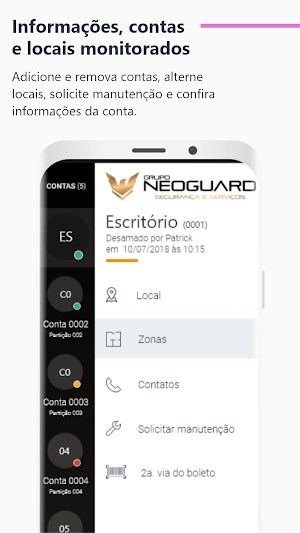 Neoguard Alarme Screenshot 3