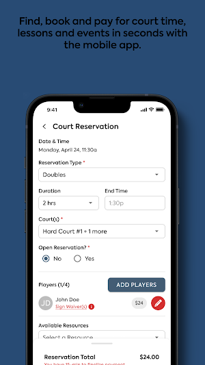 Wave Pickleball & Tennis Club Screenshot 0