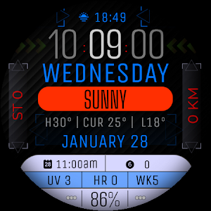Watch Face WF174 Screenshot 3
