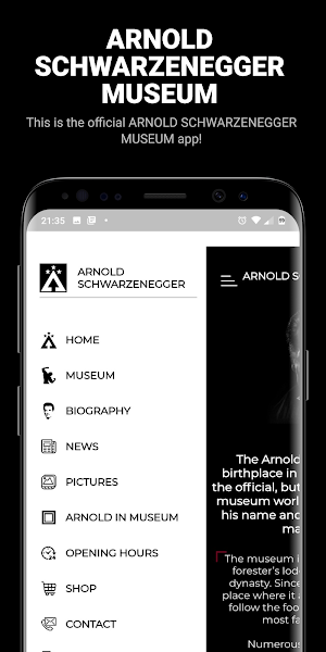 ARNOLD SCHWARZENEGGER MUSEUM Screenshot 0