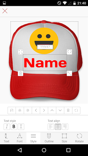 Cap Designer Screenshot 2