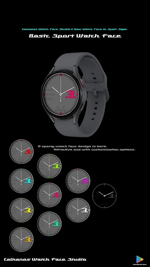 Basic Sport Watch Face CWF011 Screenshot 2