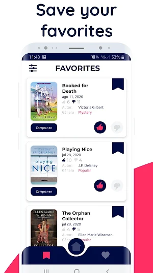 Upcoming Books Discover books Screenshot 2