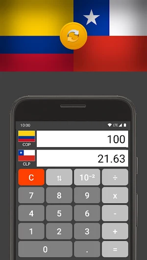 Colombian peso / Chilean peso Screenshot 0