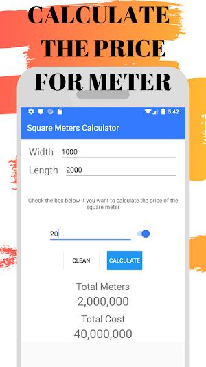 Square Meter Calculator - Free Screenshot 0