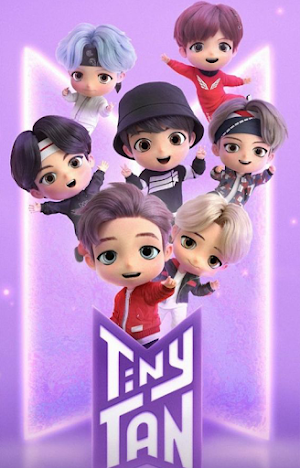 Wallpaper Cute BTS Chibi FullHD 2021 Screenshot 2