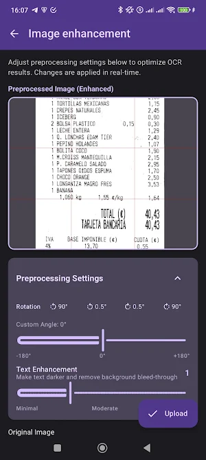 ReceiptIA: OCR Expense Tracker Screenshot 2