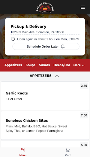 La Rocca Pizza & Pasta Screenshot 1