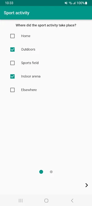 Health React Screenshot 2