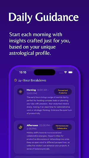 Tomorrow: Horoscope & Tarot Screenshot 1