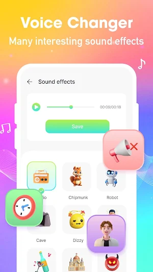 Voice Changer, Sound Effects Screenshot 1