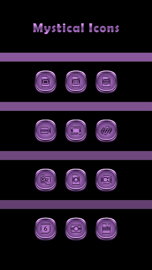 Mystical Purple Icons Screenshot 1