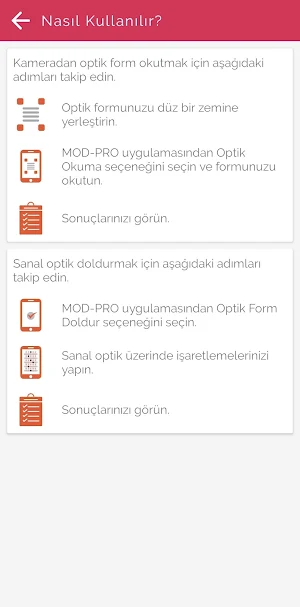 Meraklı Zihinler Optik Okuma Screenshot 2