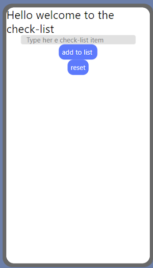 Check List Screenshot 1