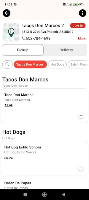 Tacos Don Marcos Screenshot 3