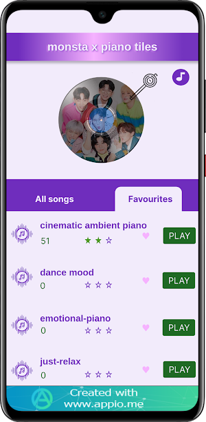 Monsta X Piano Tiles Screenshot 3