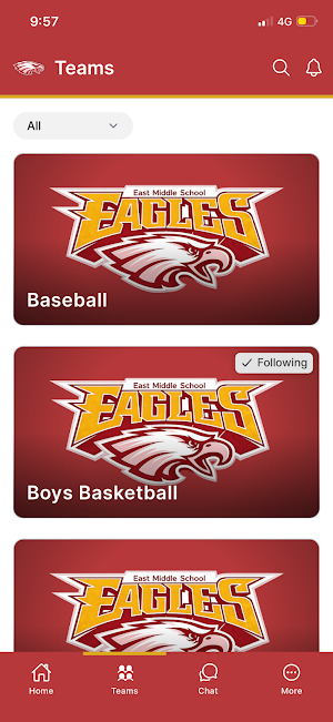 East Middle School Eagles Screenshot 1