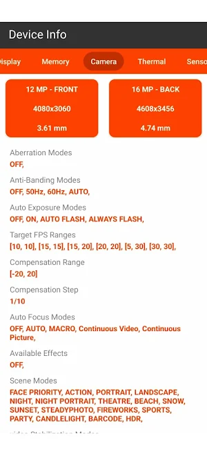 Device info System, CPU, Phone Screenshot 3