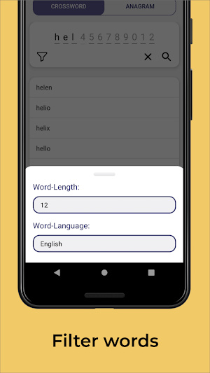 Crossword and Anagram Solver Screenshot 1