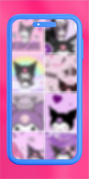 Wallpaper Cute: Kuromi Style Screenshot 1