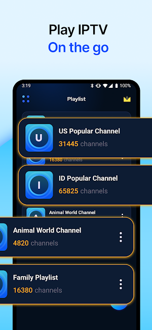 IPTV Player: Stream & Live TV Screenshot 1