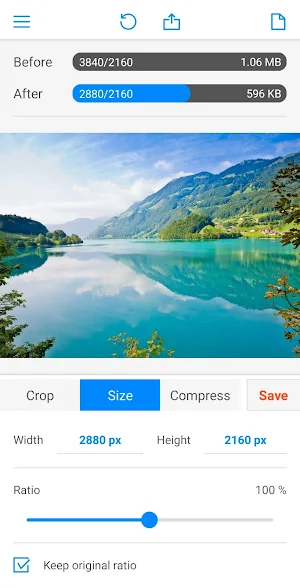 Photo Crop, Resize & Compress Screenshot 1