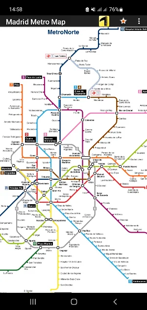Madrid Metro Map Screenshot 1