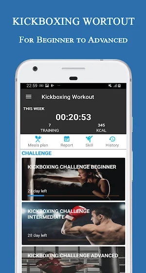 KickBoxing & Fitness Workout Screenshot 1
