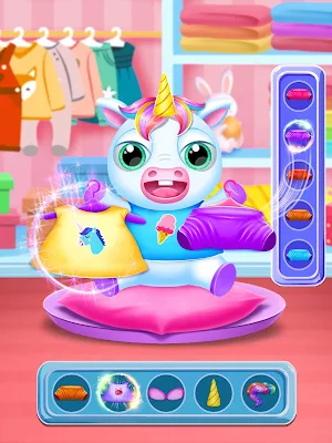 Cute Unicorn Care Babysitter Screenshot 0