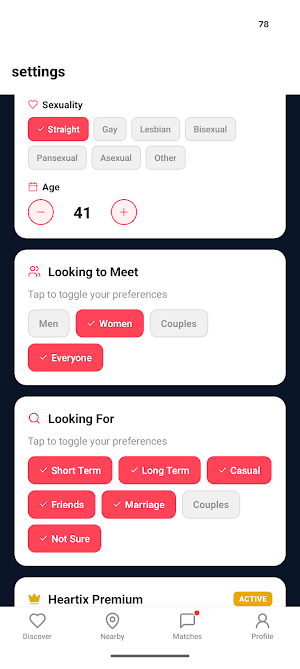 Heartix Dating: Match & Meet Screenshot 2