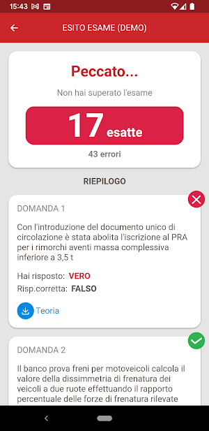 Quiz ispettore revisioni Screenshot 3