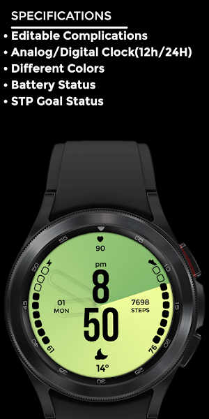Night ver 15 - watch face Screenshot 3