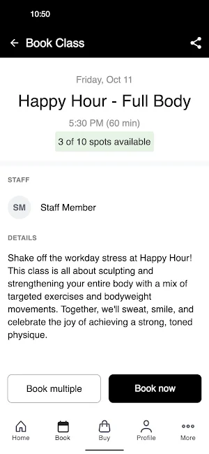 Lace Up Fitness Screenshot 2