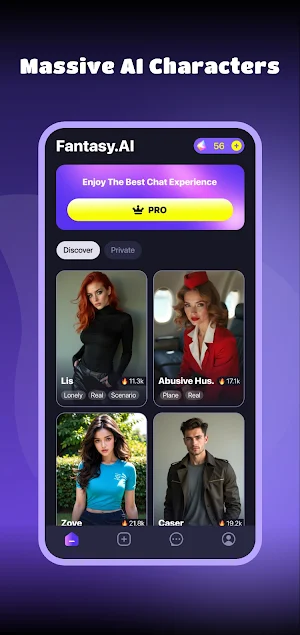 Fantasy.AI:Chat With Character Screenshot 1