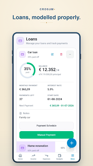 CroSum: Budget Expense Tracker Screenshot 2