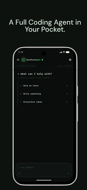 OpenMono: AI Coding Agent Screenshot 2