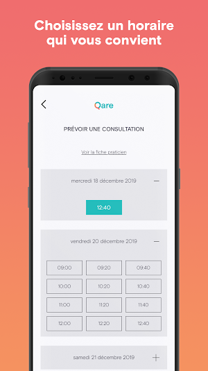 Qare - Consultez un médecin en vidéo 7 jours / 7 Screenshot 2